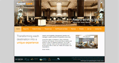 Desktop Screenshot of keppellandhospitality.com